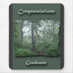 Misty Woods Congratulations Graduate Mousepad