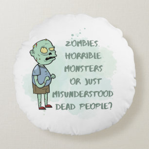 Misunderstood Zombies - Double Sided Round Cushion