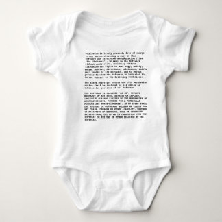 MIT License Baby Bodysuit