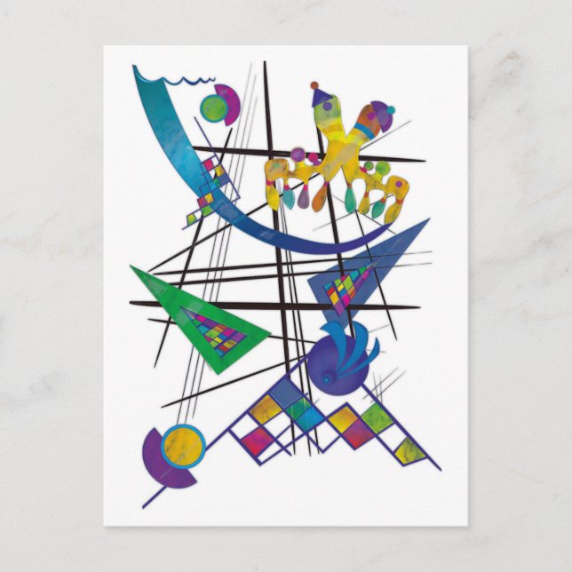Mit Liebe zu Kandinsky Postcard (Front)