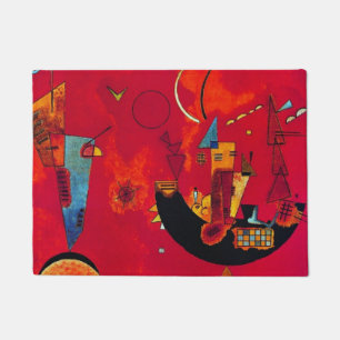 Mit und Gegen, 1929 by Wassily Kandinsky Doormat