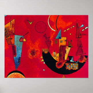Mit und Gegen, 1929 by Wassily Kandinsky Poster