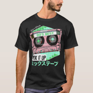 Mitape 80s Japanese Otaku Vintage Cassette Tape Ka T-Shirt