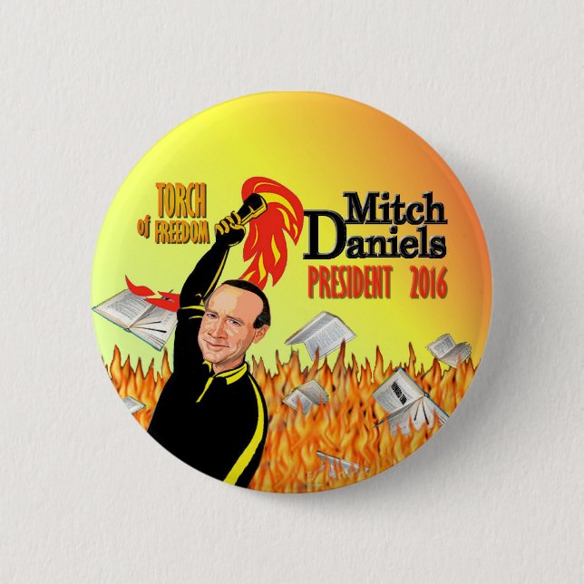 Mitch Daniels for President 2016 6 Cm Round Badge (Front)