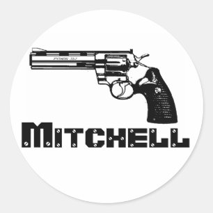 Mitchell! Classic Round Sticker