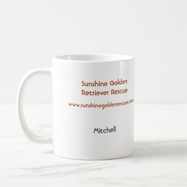 Mitchell Coffee Mug - Sunshine goldens (Left)