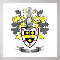 Mitchell Family Crest Coat of Arms