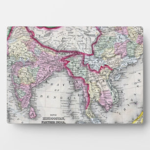 Mitchell Map India, Tibet, China & SE Asia Plaque