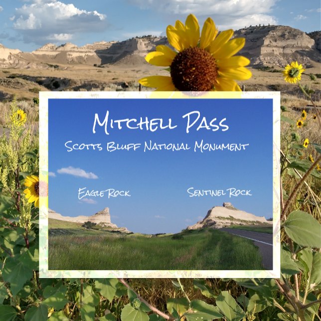 Mitchell Pass, Scotts Bluff National Monument, NE Postcard (Creator Uploaded)