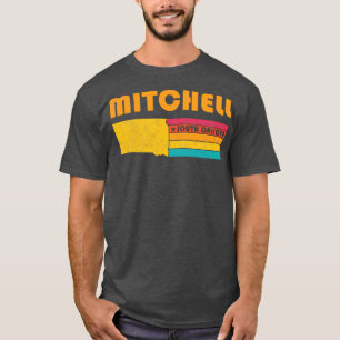 Mitchell South Dakota Vintage Distressed Souvenir T-Shirt