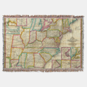 Mitchell's Travellers Guide Throw Blanket