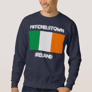 Mitchelstown, Ireland with Irish flag Sweatshirt