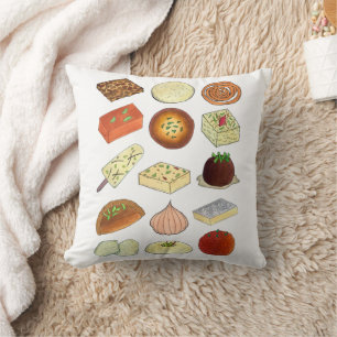 Mithai Indian Sweets Laddu Ladoo Food Confections Cushion