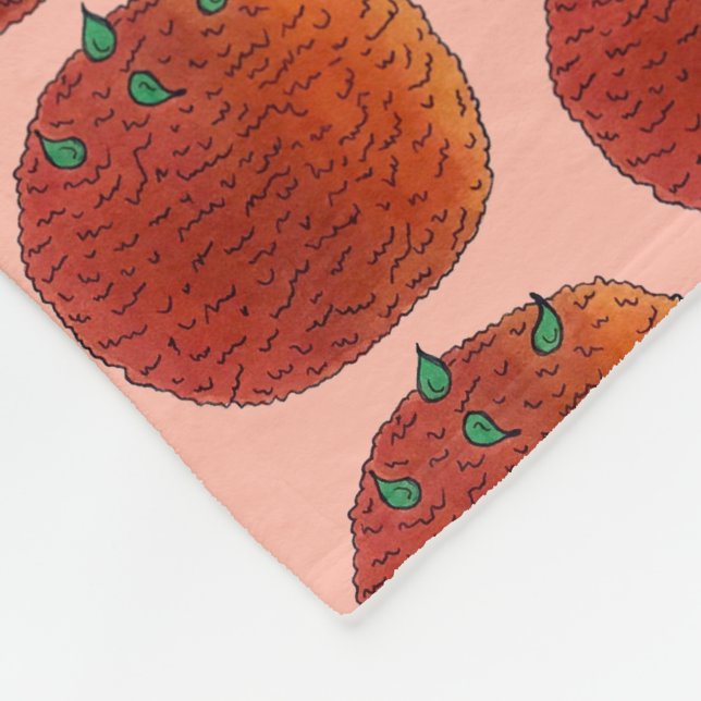 Mithai Indian Sweets Laddu Ladoo Pastry Chef Food Fleece Blanket (Corner)