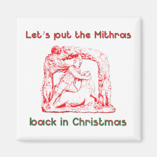 Mithras holiday design magnet