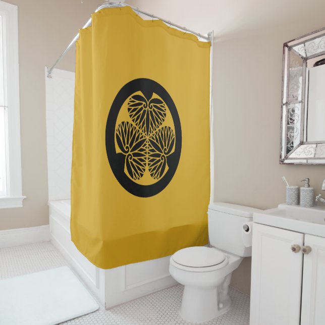 Mito hollyhock(19) shower curtain (In Situ)
