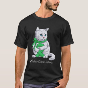 Mitochondrial Disease Awareness Month Green Ribbon T-Shirt