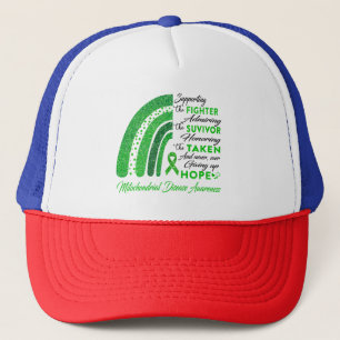 Mitochondrial Disease Warrior Supporting Fighter Trucker Hat