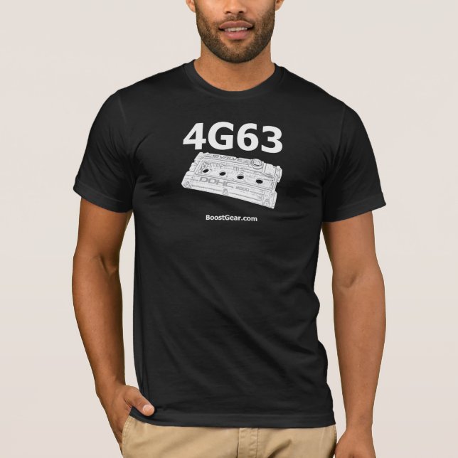 Mitsubishi 4G63 Valvecover Tee Shirt (Front)