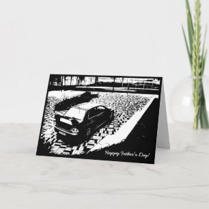 Mitsubishi EVO IX Father's Day Card