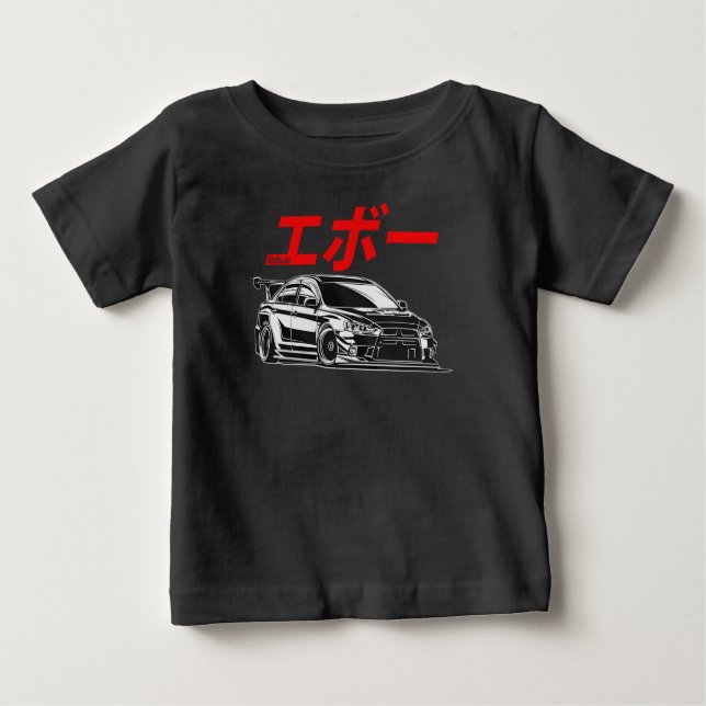 Mitsubishi EVO Japan Style T-Shirt For Men Women (Front)