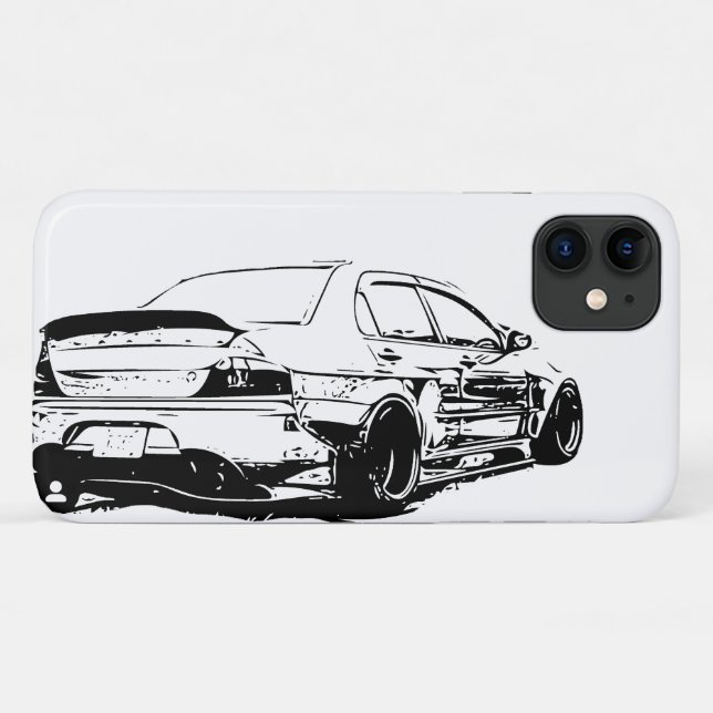 Mitsubishi Evolution Vector Image Case-Mate iPhone Case (Back (Horizontal))