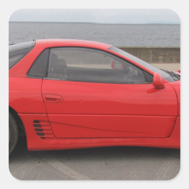 Mitsubishi-GTO-Twin-Turbo.jpg Square Sticker (Front)