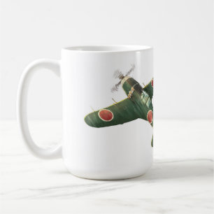 Mitsubishi J2M3 Raiden aeroplane mug