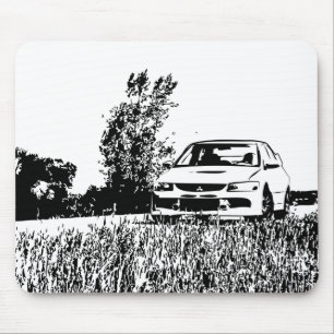 Mitsubishi Lancer Evoluion Mouse Pad