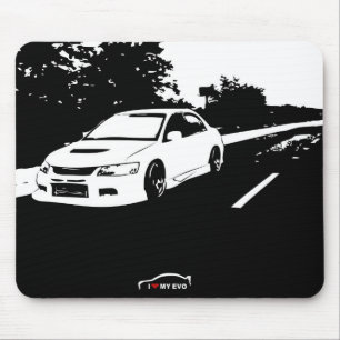 Mitsubishi Lancer Evolution 9 - I Love my EVO Mouse Pad
