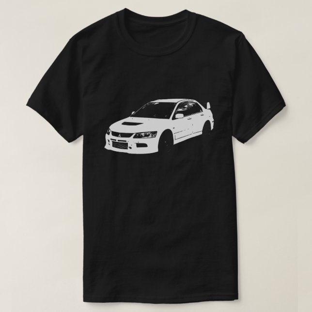 Mitsubishi Lancer Evolution  T-Shirt (Design Front)