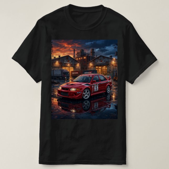 Mitsubishi Lancer Evolution VI T-Shirt (Design Front)