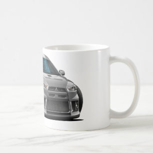 Mitsubishi Silver Car Coffee Mug