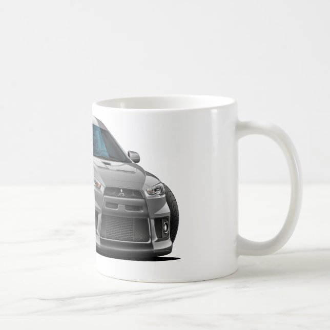 Mitsubishi Silver Car Coffee Mug (Right)
