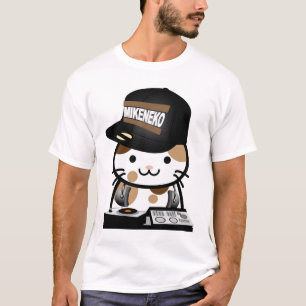 Mitsue Neko DJ / CALICO CAT T-Shirt