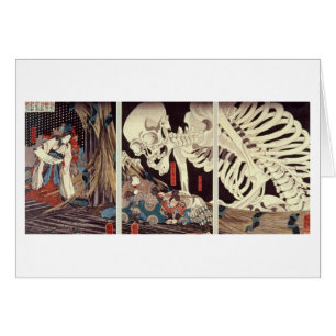 Mitsukini Defying the Skeleton Spectre, c.1845