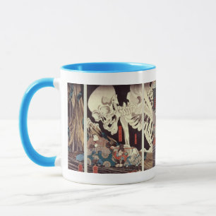 Mitsukini Defying the Skeleton Spectre, c.1845 Mug