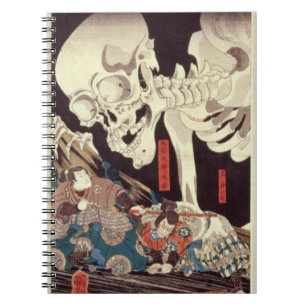 Mitsukini Defying the Skeleton Spectre, c.1845 Notebook