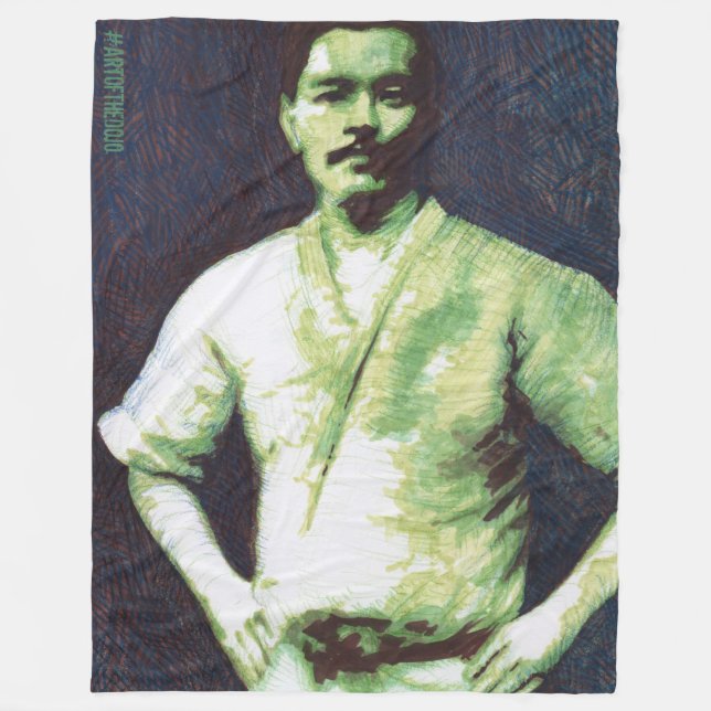 Mitsuyo Maeda Fleece Blanket (Front)