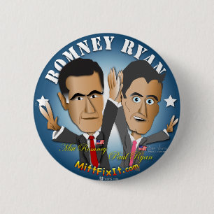 Mitt Fix It - Celebrate Success 6 Cm Round Badge