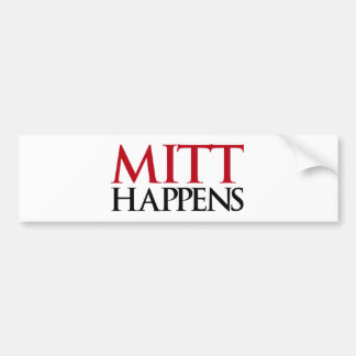 Mitt Happens Bumper Sticker