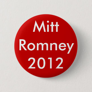 Mitt Romney 2012 6 Cm Round Badge