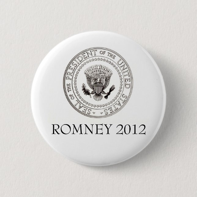 Mitt Romney 2012 6 Cm Round Badge (Front)