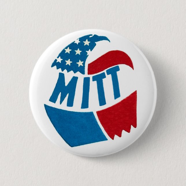 Mitt Romney 2012 6 Cm Round Badge (Front)