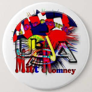 Mitt Romney 2012 6 Cm Round Badge