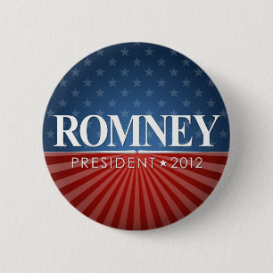 Mitt Romney 2012 6 Cm Round Badge