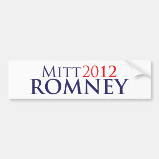 Mitt Romney 2012 Bumper Sticker