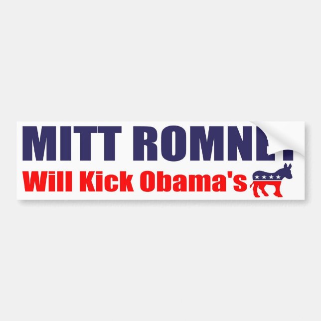 Mitt Romney 2012 Bumper Sticker (Front)