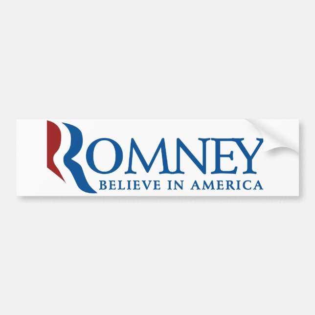 Mitt Romney 2012 Bumper Sticker (Front)
