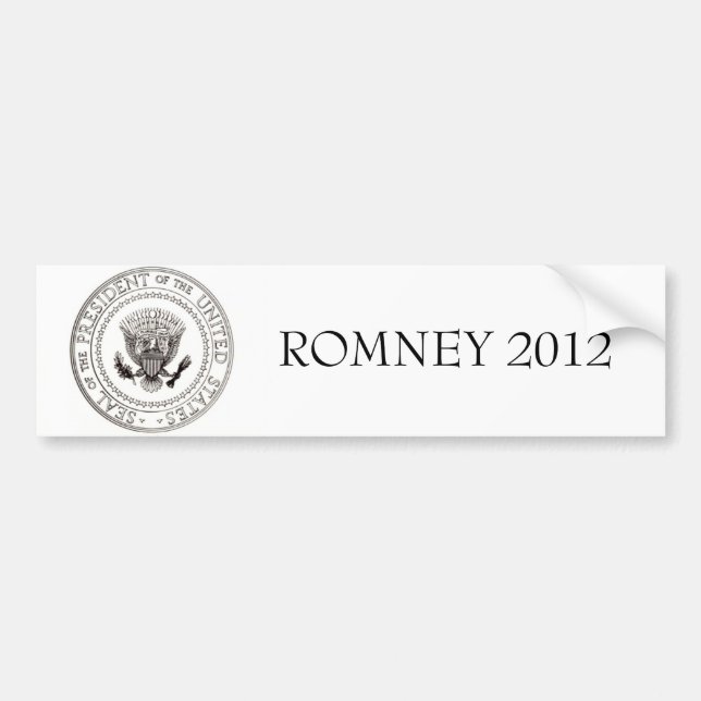 Mitt Romney 2012 Bumper Sticker (Front)